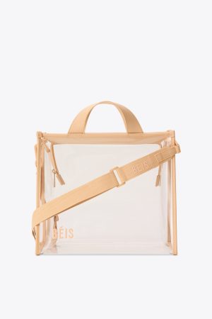 The Stadium Tote in Beige