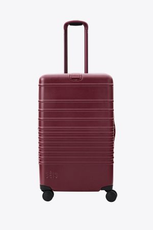 Resale The Medium Check-In Roller in Burgundy