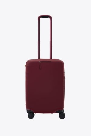 The Carry-On Luggage Cover in Burgundy