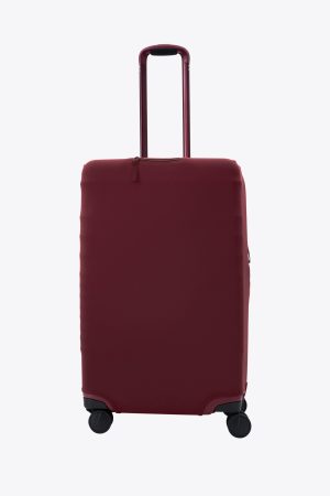 The Medium Check-In Luggage Cover in Burgundy